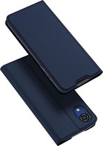 Dux Ducis - Telefoonhoesje geschikt voor Samsung Galaxy A03 Core - Skin Pro Book Case - Donker Blauw