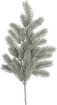 versiering pijnboom 17 x 53 cm zilver