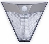 wandlamp Solar Triangle 24 cm zilver IP43 3-delig