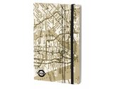 notitieboek NYC Vintage 21 x 13 cm papier/karton beige