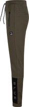 Indian Blue jongens joggingbroek Basic Zip Army Green
