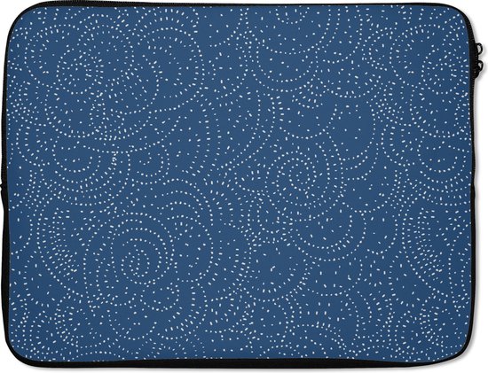 Housse pour ordinateur portable 17 pouces - Motif - Blauw - Japon - Housse pour ordinateur portable