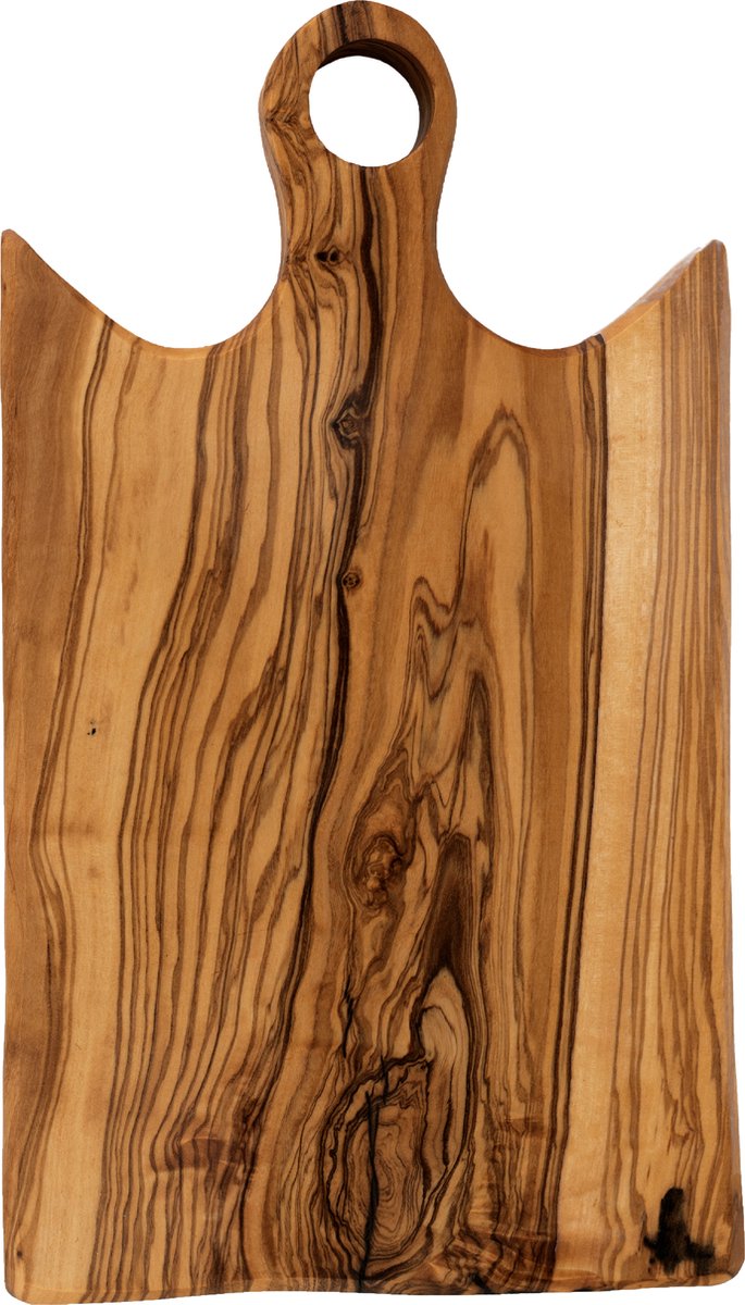 Olijfhouten Serveerplank - Dienblad – Snijplank – Keuken Accessoires - 100% Natuurlijk Olijfhout – 25 x 14cm