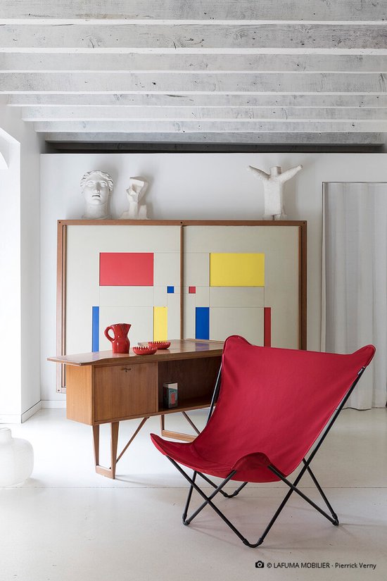 Lafuma Pop Up XL - Vlinderstoel - Inklapbaar - Garance/Red van Lafuma. — afbeelding 5