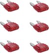 ProPlus Steekzekeringen - Mini - 10 Ampère - Rood - 6 stuks