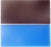 Bol.com Filtermatten FiltraClear 6000/8000 1 x blauw 1 x zwart H4 x 265 x... aanbieding