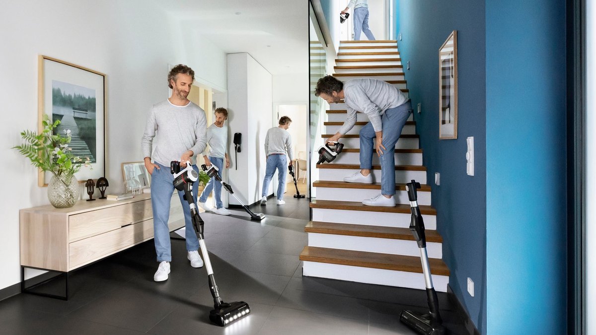 Bosch Unlimited 7 BSS711W - draadloze steelstofzuiger - zakloos - zwart – foto 5