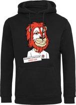 Rugby Vintage - Engeland 'Bored' Lion Hoodie - Zwart