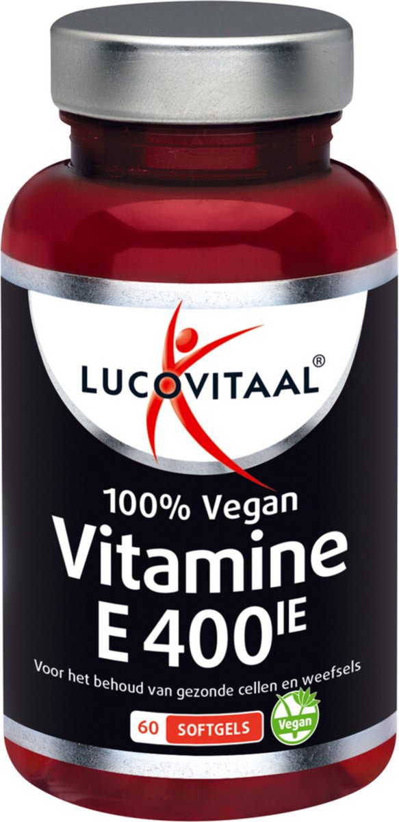 Goedkoopste Lucovitaal Vitamine E 400 IE 100 Vegan 60 capsules