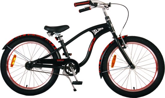 Vélo pour enfants Volare Miracle Cruiser - Garçons - 20 pouces - Zwart mat  - Prime... | bol.com
