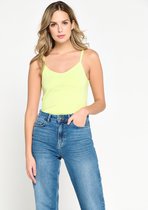 LOLALIZA Tank top - F - Lime - Maat S