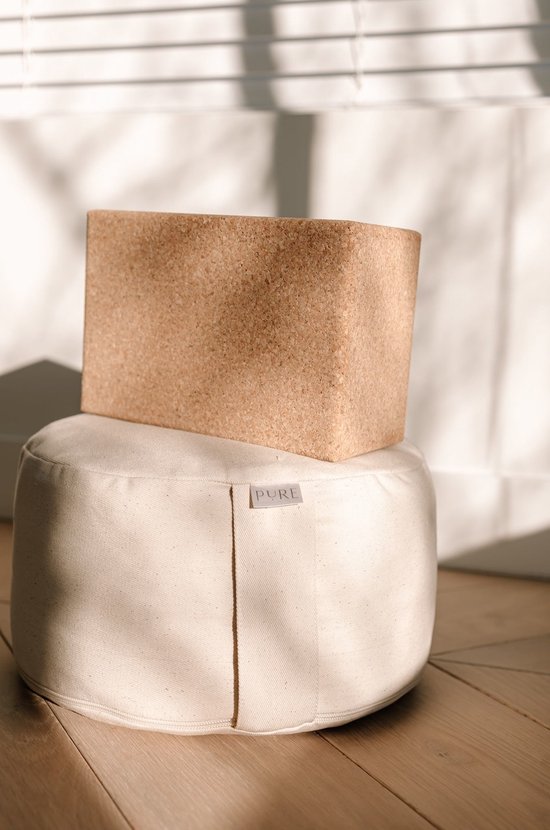 Meditatiekussen ecru rond - Pure - Yoga kussen van Pure — afbeelding 2