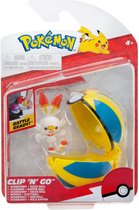 Pokémon - Clip'n'Go - Poké Ball Scorbunny & Quick Ball