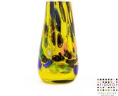 Design Vaas Gloriosa - Fidrio FIESTA - glas, mondgeblazen bloemenvaas - hoogte 15 cm