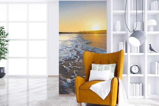 Papier peint - Papier peint photo La plage de Domburg - Largeur 120 cm x hauteur 240 cm
