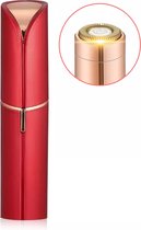 Bol.com Papillon - Precisietrimmer - Flawless Gezichtshaarverwijderaar – Reistrimmer - USB Oplaadbaar – Rood aanbieding