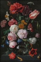 Walljar - De Heem - Stilleven Met Bloemen - Muurdecoratie - Plexiglas schilderij