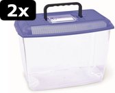 2x PLAST AQUARIUM ARIEL ASS 10LTR