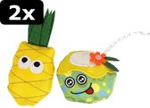 2x FOFOS SUMMER ANANAS+SAP 12X16X3CM