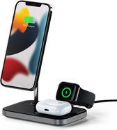 Satechi Magnetic 3-in-1 Wireless Charging Stand geschikt voor iPhone 12/13, Apple EarPods en Apple Watch