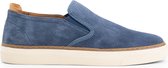 Travelin' Cleeton Leren instappers heren - Slip-On - Sneaker Espadrilles - Schoenen mannen - Blauw Leer - Maat 40