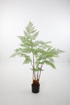 Kunstplant Varen Palm - topkwaliteit decoratie - Groen - zijden plant - 157 cm hoog