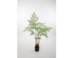 Kunstplant Varen Palm - topkwaliteit decoratie - Groen - zijden plant - 157 cm hoog