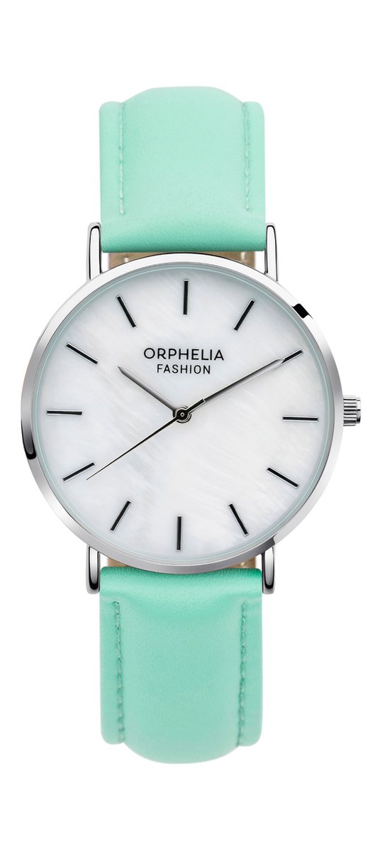 Orphelia Perla OF711806 Horloge - Leer - Groen - Ø 36 mm