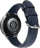 Strap-it Leren horlogebandje 22mm - bandje leer geschikt voor Samsung Galaxy Watch 46mm / Galaxy Watch 3 45mm / Gear S3 Classic & Frontier - Amazfit GTR 47mm / GTR 2 / GTR 3 - Pro