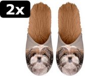 2x - PANTOFFEL SHIH TZU MAAT 35-38