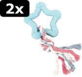 2x LITTLE RASCALS STAR TEETHER BLAUW