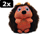 2x # KONG ZIGWIGZ HEDGEHOG 12,5CM