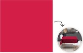 Tafelkleed - Tafellaken - 120x120 cm - Rood - Effen kleur - Binnen en Buiten