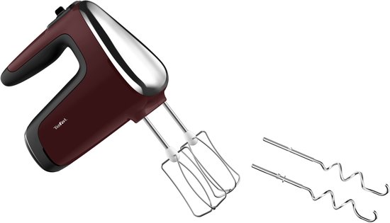 Tefal Powermix Silence handmixer 600W Rood