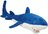 Pluche blauwe haai knuffel