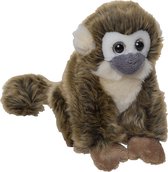 Pluche Squirrel aapje knuffel van 18 cm - Dieren speelgoed knuffels cadeau - Apen Knuffeldieren