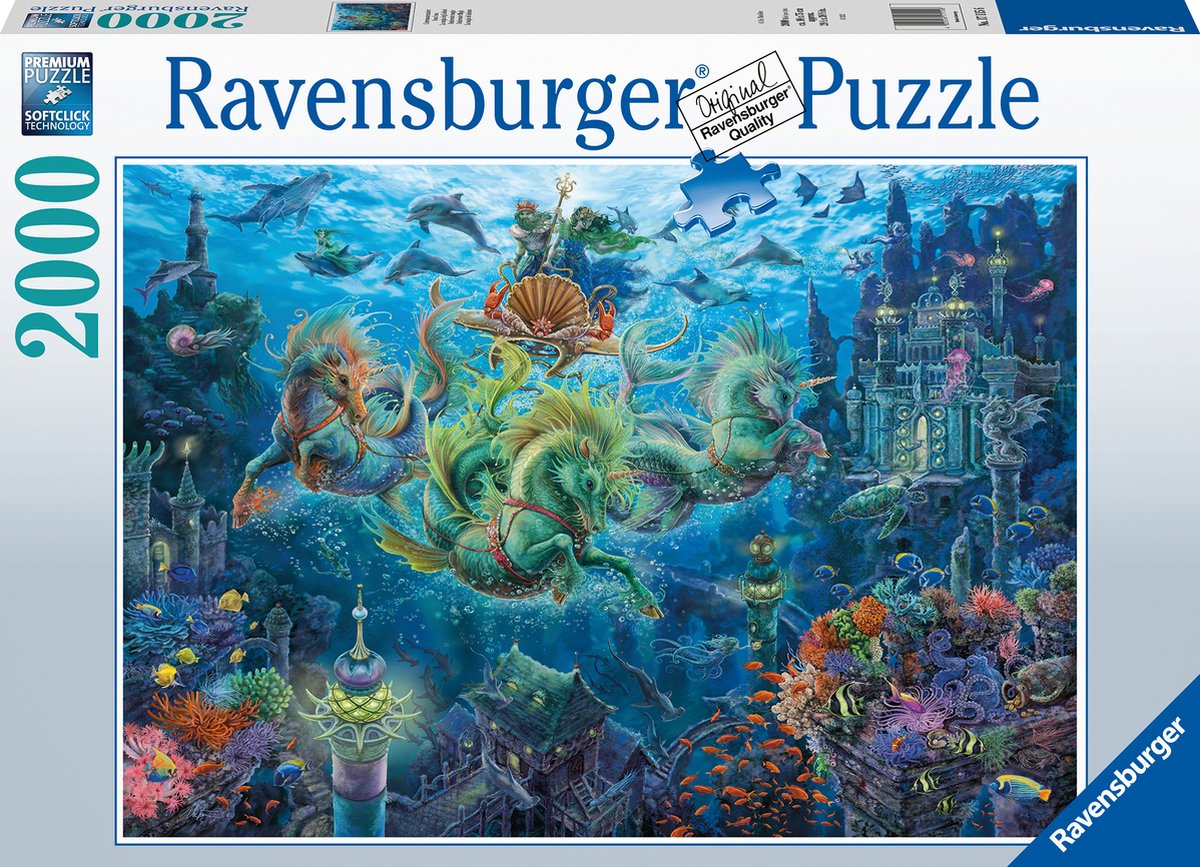 Ravensburger puzzel Unterwasserzauber - Legpuzzel - 2000 stukjes