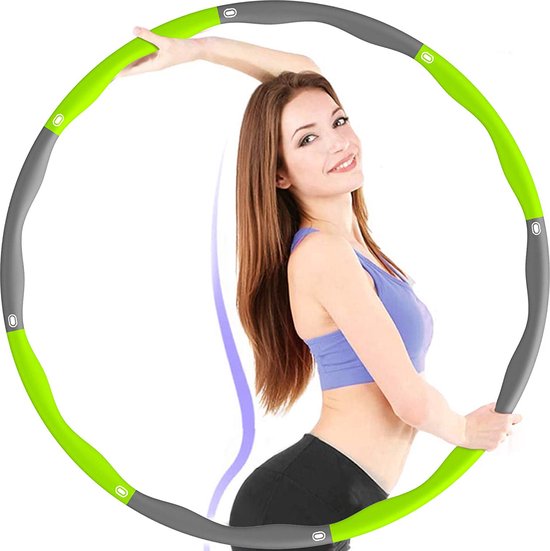 LETAO Hula Hoop Kids, een 6-8-delige afneembare hoelahoep voor fitness (roze grijs 0,68 kg LETAO Hula Hoop Kids, een 6-8-delige afneembare hoelahoep voor fitness (roze grijs 0,68 kg