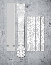 DYEDBRO Viking Framebescherming Set, transparant/wit