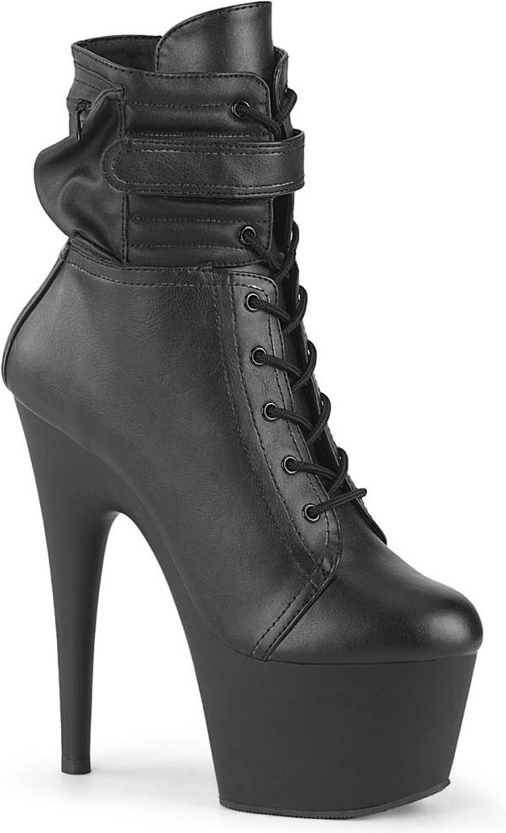 Pleaser Plateau Laarzen Paaldans schoenen 42 Shoes ADORE 1020POUCH Zwart