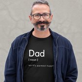Vaderdag T-shirt Dad Noun | Kleur Zwart | Maat M | Vaderdag Kados / Cadeautjes
