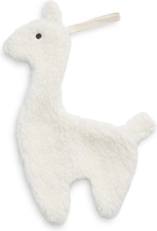 Jollein - Speendoekje Lama (Off-white) - Speenknuffel, Speendoekje Baby, Speendoek - 100% Polyester - Jollein