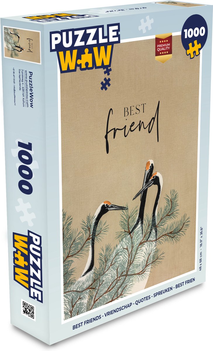 Puzzel Best friends - Vriendschap - Quotes - Spreuken - Best friend -  Legpuzzel -... | bol.com