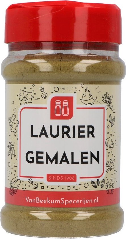 Van Beekum Specerijen - Laurier Gemalen - Strooibus 100 gram