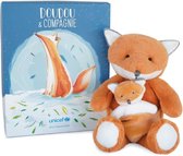 Doudou et Compagnie -UNICEF BABY and ME - Vos - 25 cm - Oranje - geschenkdoos-DC3790