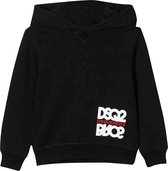 Dsquared2 Jongens Hoodie Zwart maat 152