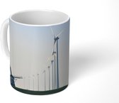Mok - Koffiemok - Windmolens in Eemshaven - Mokken - 350 ML - Beker - Koffiemokken - Theemok