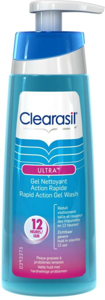 Clearasil - Ultra Rapid Action Scrub Wash - Reinigingsgel - 200 ml - Clearasil