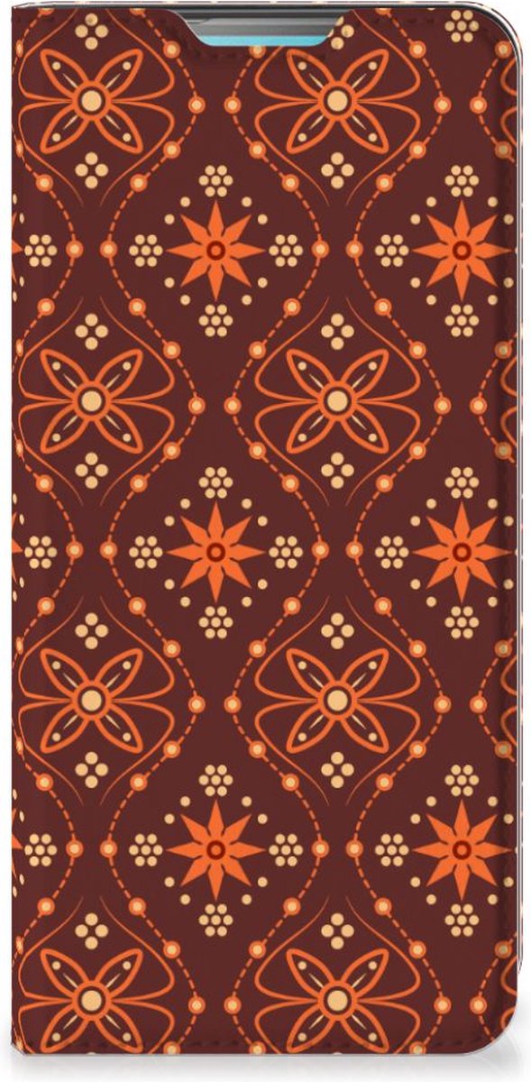 Samsung Galaxy A53 Hoesje met Magneet Batik Brown