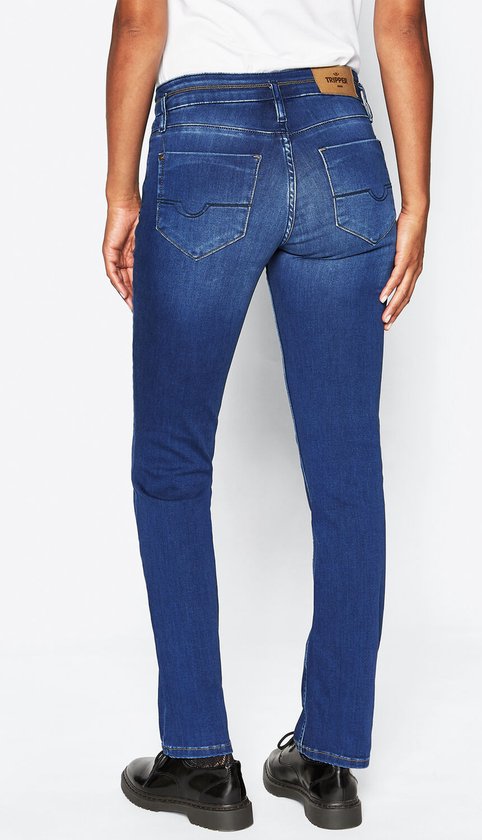 Tripper VERONA Dames Straight Fit Jeans Blauw - Maat W31 X L32 | bol.com